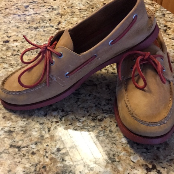 2m Sperrytopsider Boat Shoes Red Sole 